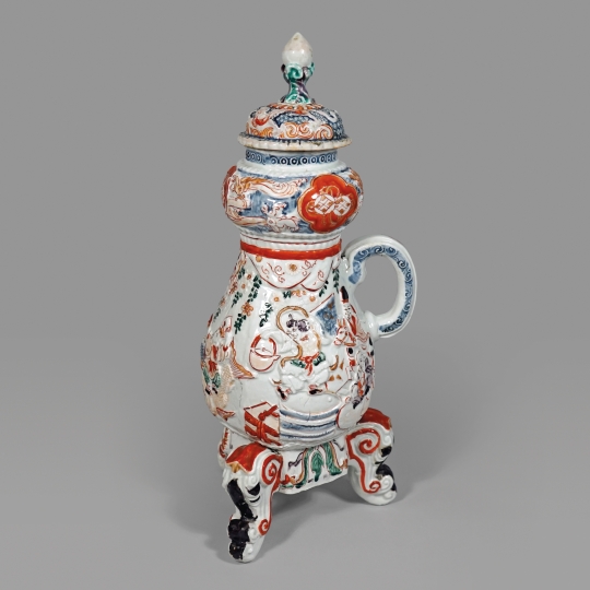 Japanese Arita Ware Imari Porcelain Coffeepot